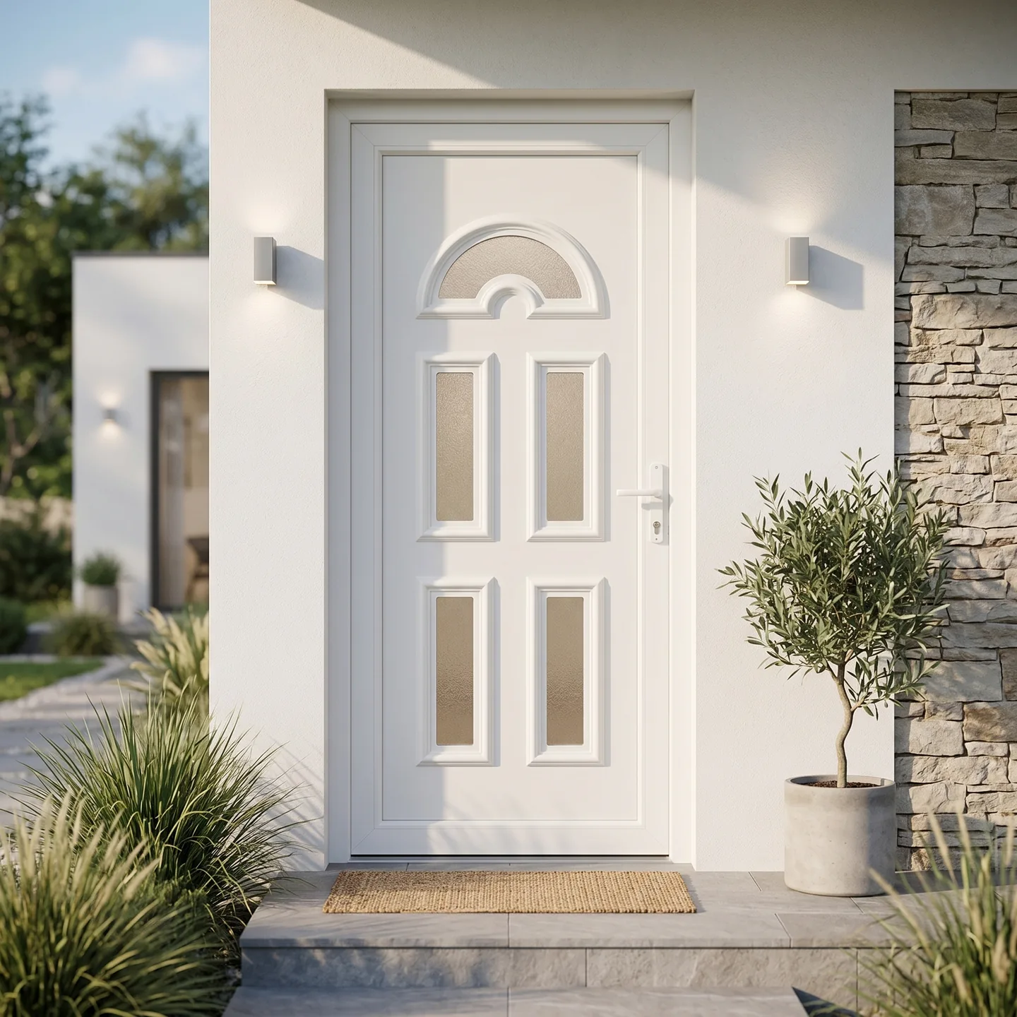 White entrance door — NextLevel Ablak product visual